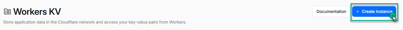 Naming the new KV namespace 'RDV'