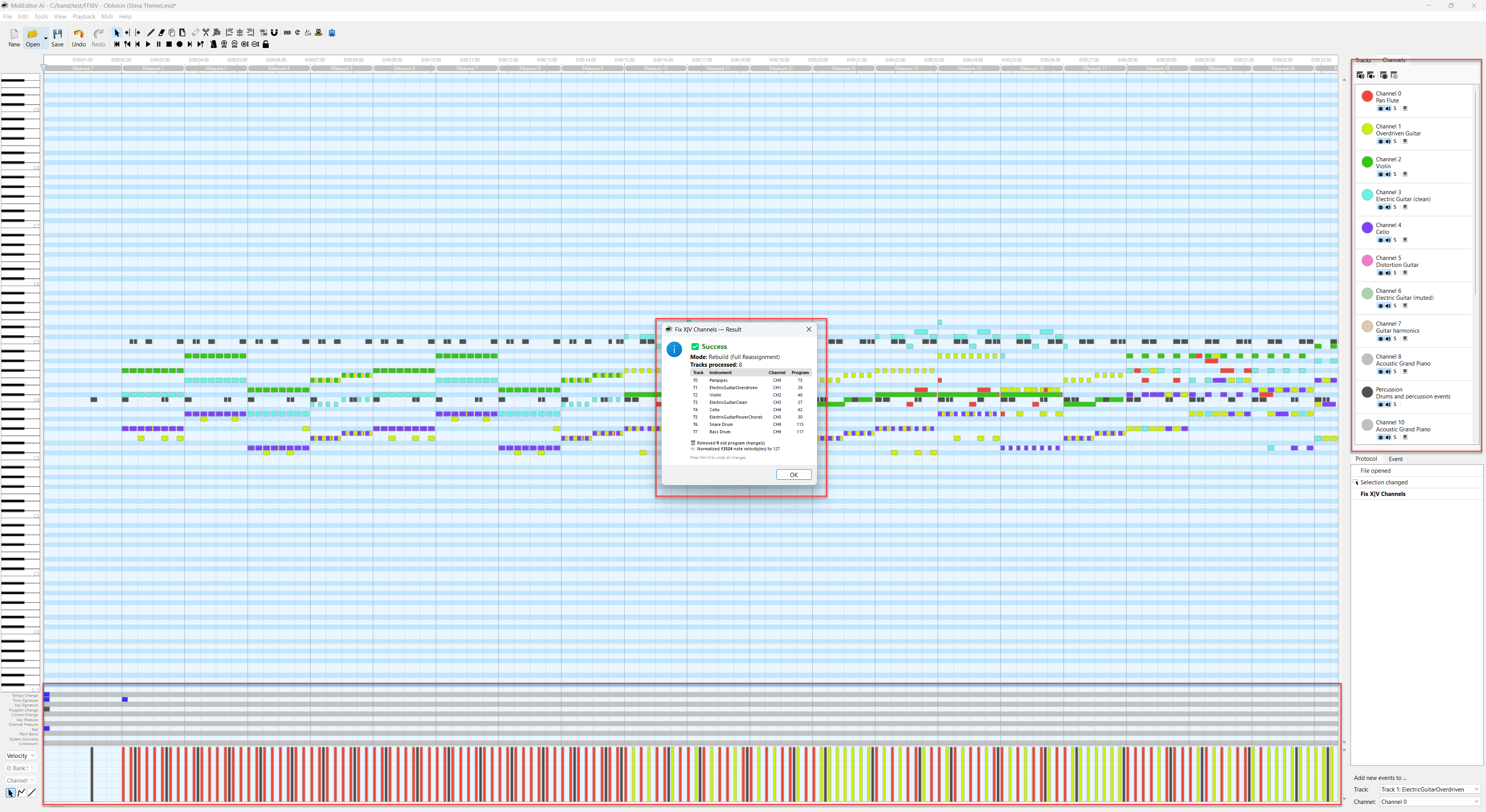 After Fix X|V Channels
