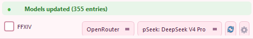 Model update status in MidiPilot chat